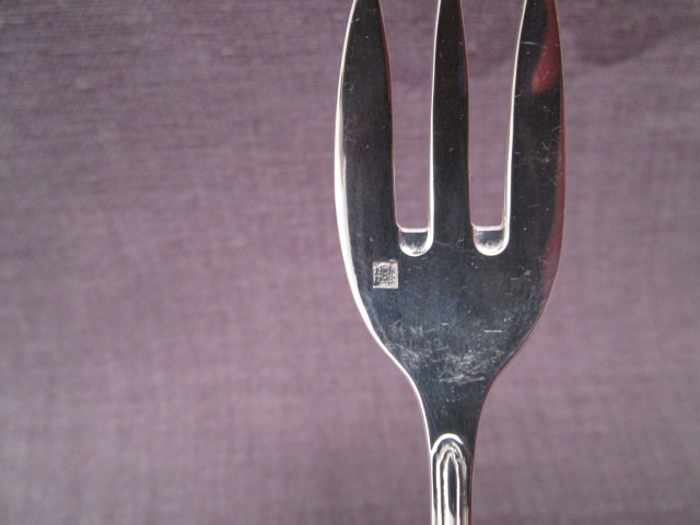 12 fourchettes a huître métal argenté